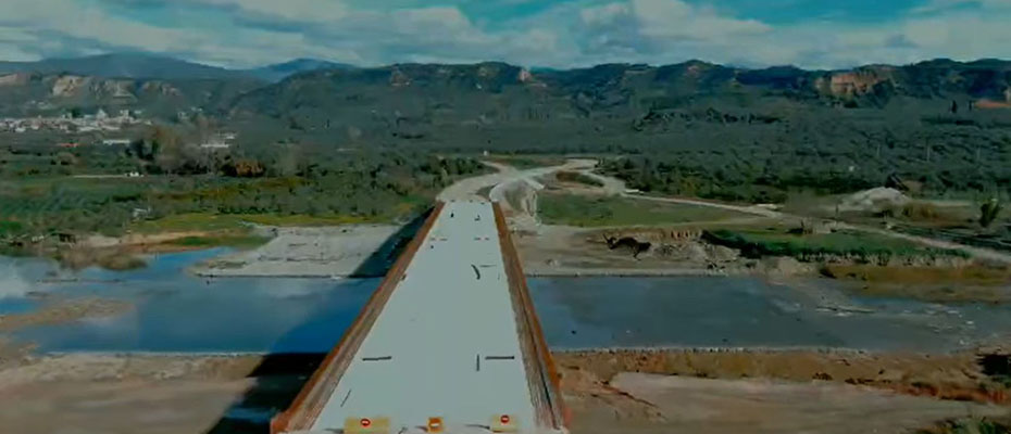 Δείτε τη νέα είσοδο της Σπάρτης και τη γέφυρα του Ευρώτα από drone