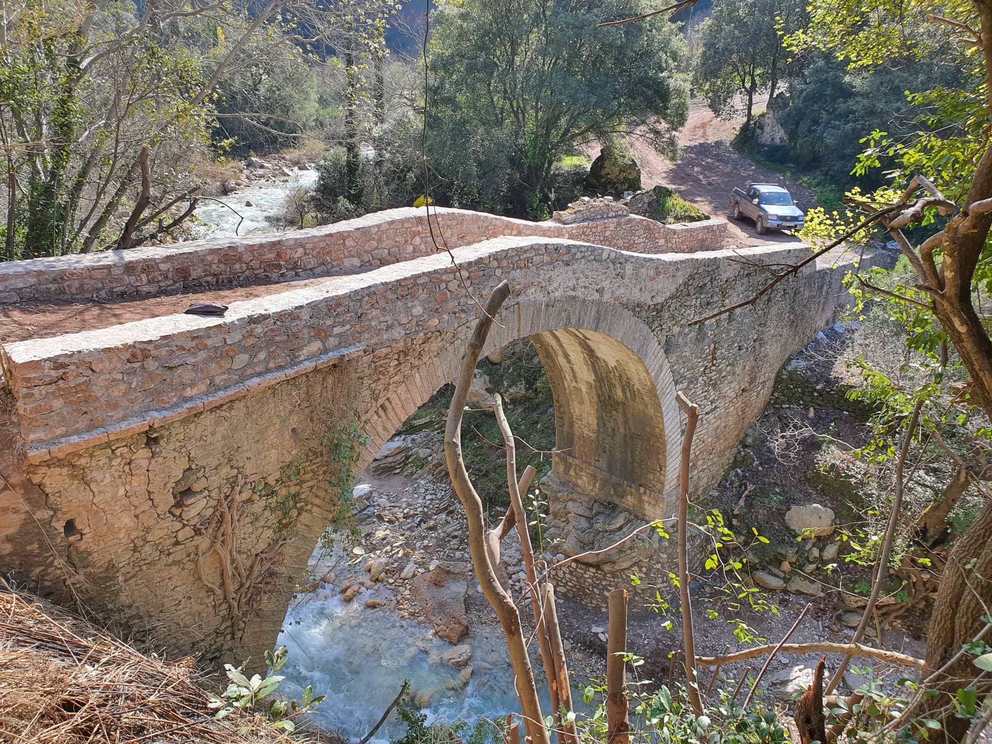 Μεσσηνία: Αποκαταστάθηκε το γεφύρι της Νέδας