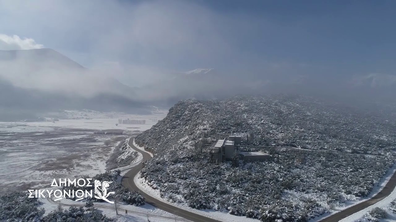 Κορινθία: Η άσπιλη ομορφιά του χιονιού
