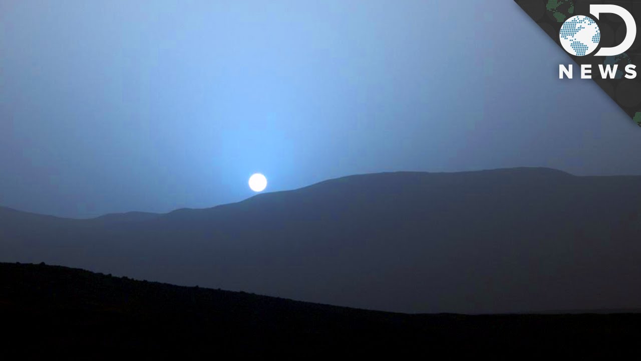 To “μπλε” ηλιοβασίλεμα του «Κόκκινου πλανήτη»