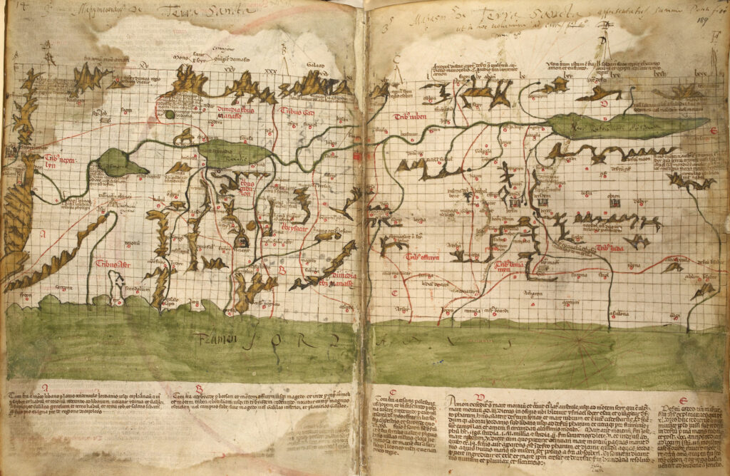 Ο χάρτης του 1320 για τους Αγίους Τόπους από τον Μαρίνο Σανούδο