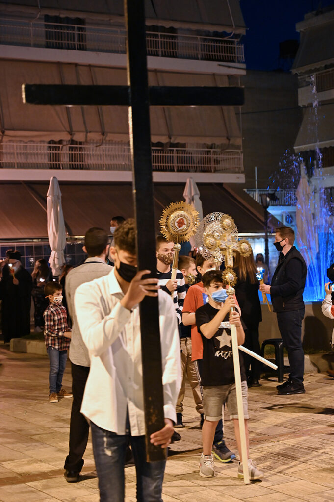 Μεγάλη Παρασκευή Περιφορά Επιταφίου στον Άγιο Κωνσταντίνο (Ναύπλιο)