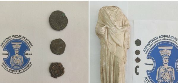 Κορινθία: Συνελήφθη να προσπαθεί να πουλήσει ρωμαϊκό άγαλμα