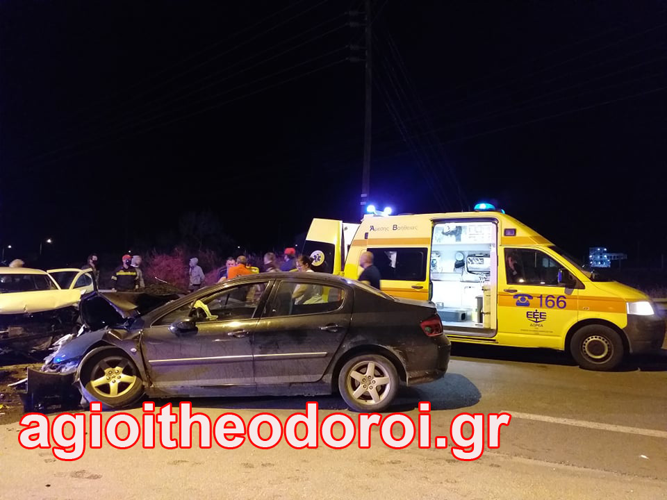 Κόρινθος: Σοβαρό τροχαίο με τραυματίες έξω από τη Motor Oil