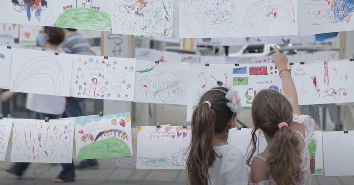 Aftermovie: Παιδικές ζωγραφιές σκόρπισαν χαμόγελα στο Ναύπλιο