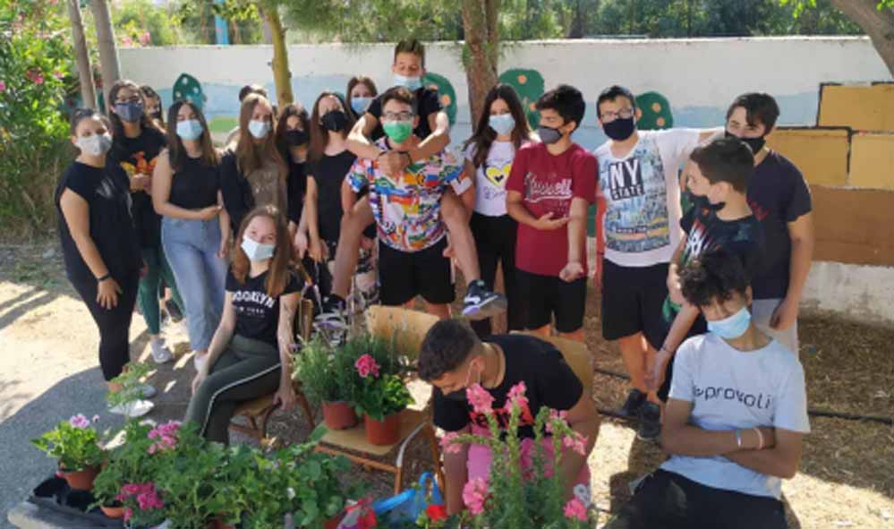 Γυμνάσιο Κουτσοποδίου: Κάθε τμήμα κι’ ένας κήπος… έτοιμος ν’ ανθίσει