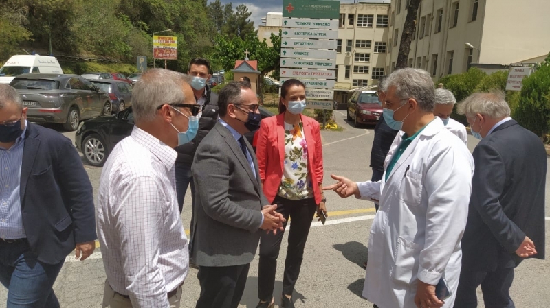 Επίσκεψη Αναπληρωτή Υπουργού Υγείας Β. Κοντοζαμάνη σε υγειονομικές δομές του Νομού Λακωνίας