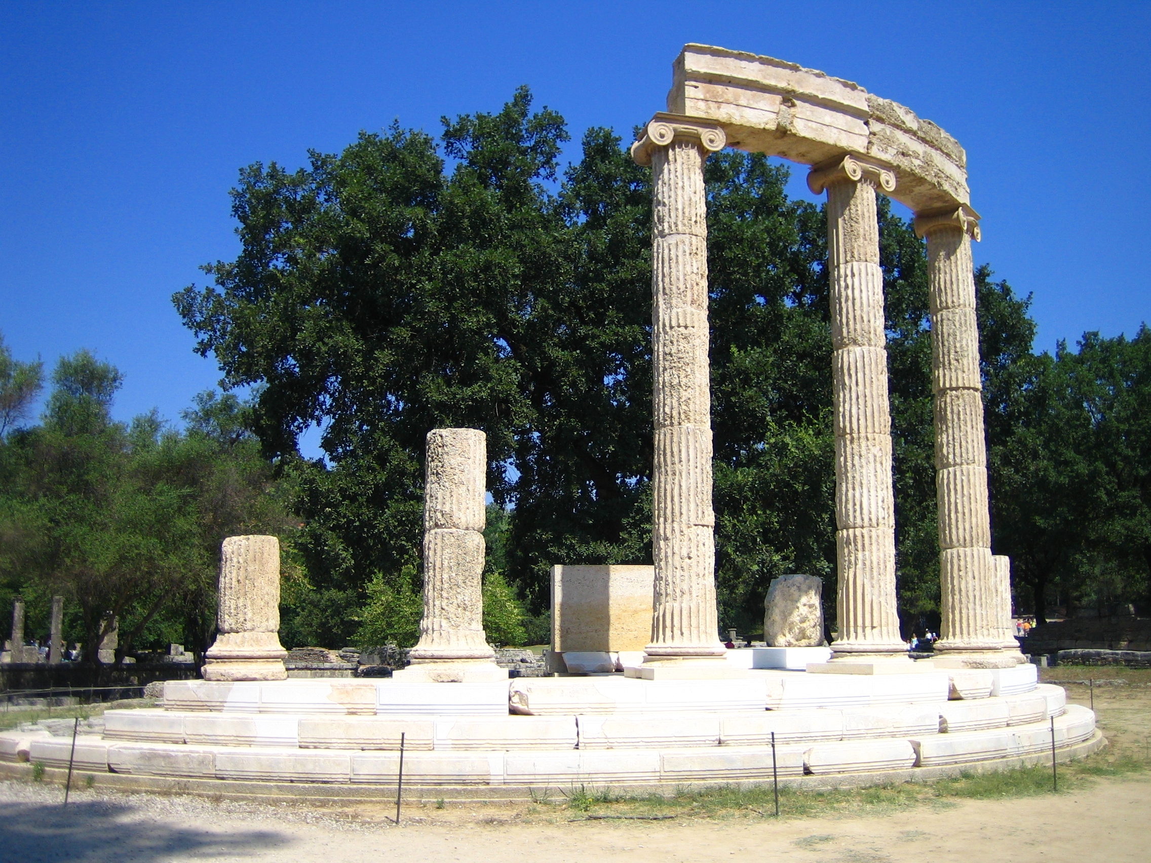 Το Φιλιππείον στο ιερό της αρχαίας Ολυμπίας