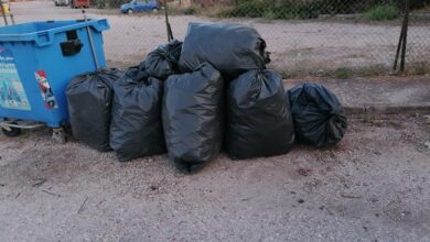 Εθελοντές καθάρισαν τον Περιφερειακό της Ερμιονίδας από τα σκουπίδια