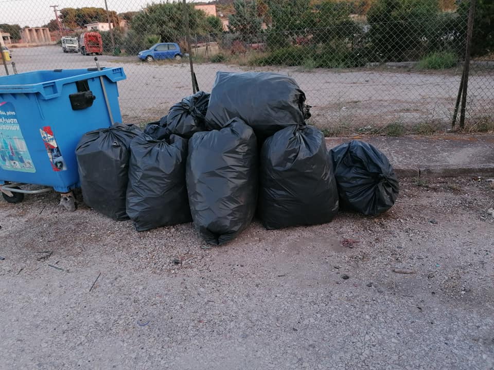 Εθελοντές καθάρισαν τον Περιφερειακό της Ερμιονίδας από τα σκουπίδια