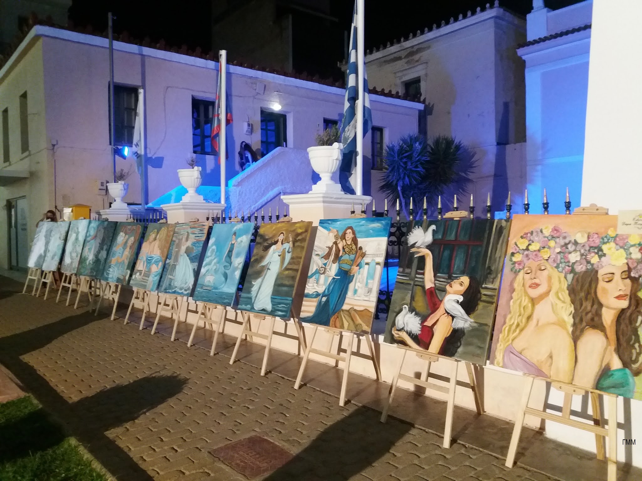 Ντόπιοι ζωγράφοι εκθέτουν τα έργα τους στο Άργος μετά μουσικής