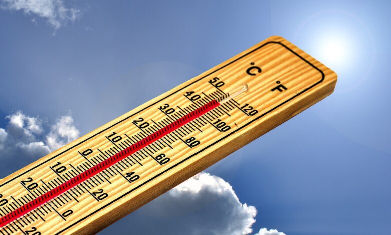 Καύσωνας θερμοκρασία θερμόμετρο καιρός