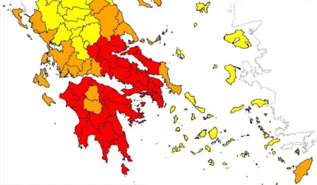 Κόκκινος συναγερμός: Έτοιμη να λαμπαδιάσει η Πελοπόννησος