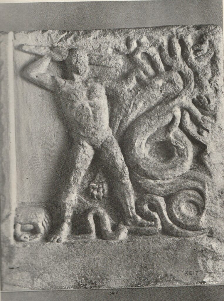 Ανάγλυφο από τη Λέρνα με τον άθλο του Ηρακλή, Εθνικό Μουσείο