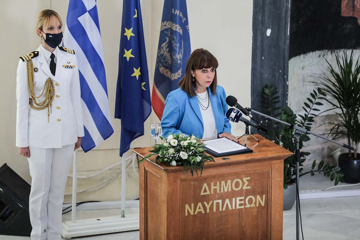 Επιστρέφει στο Ναύπλιο η Κατερίνα Σακελλαροπούλου – Γιατί πάει Παλαμήδι