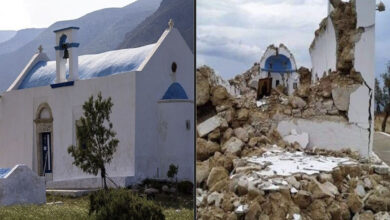 Ο Ναός Αγίου Νικολάου στον Ξερόκαμπο Ζάκρου, πριν και μετά το σεισμό