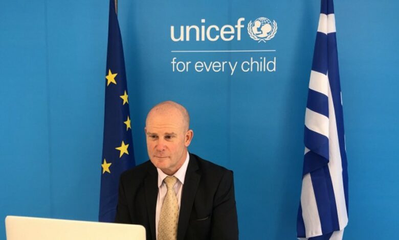 Luciano Calestini - επικεφαλής της unicef στην Ελλάδα