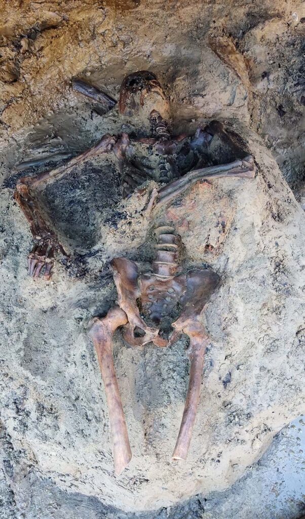 Ο σκελετός του φυγάδα από το Herculaneum