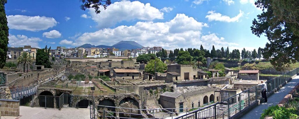 Γενική άποψη της αρχαίας πόλης του Ηράκλειου (Herculaneum)