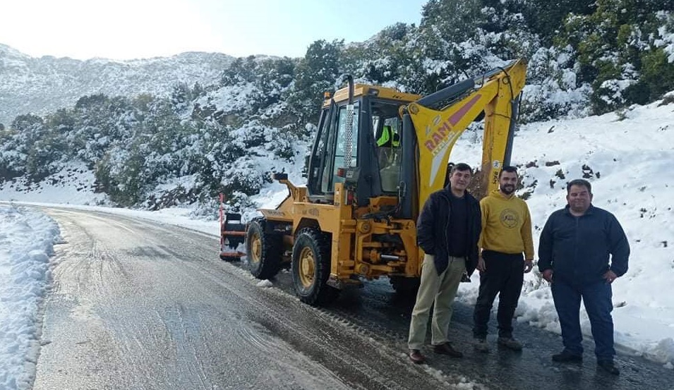 μηχανήματα δήμος Άργους Μυκηνών χιόνια (1)