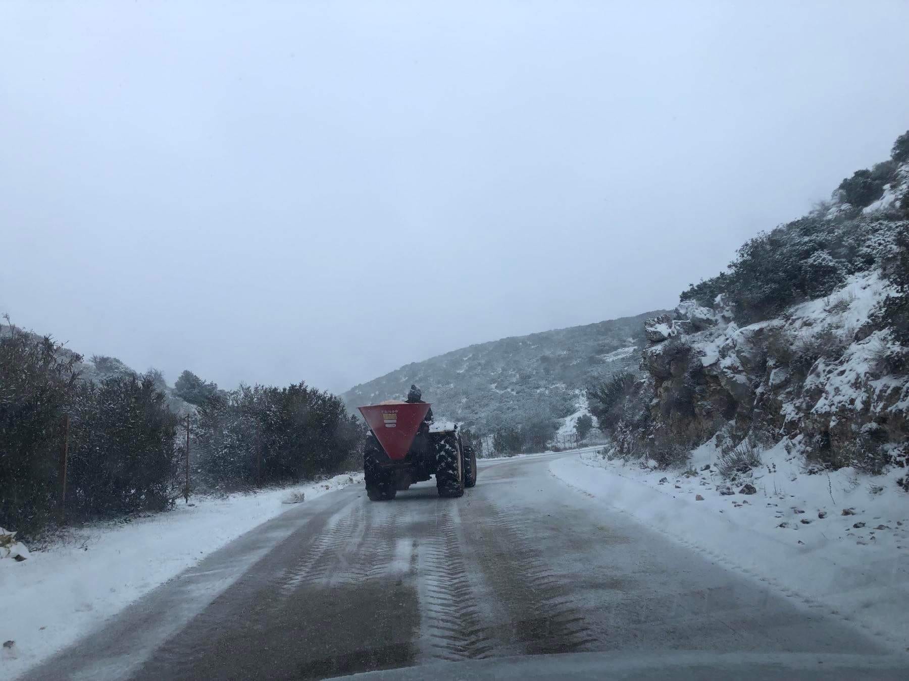 Χιόνια δήμος Άργους Μυκηνών (1)