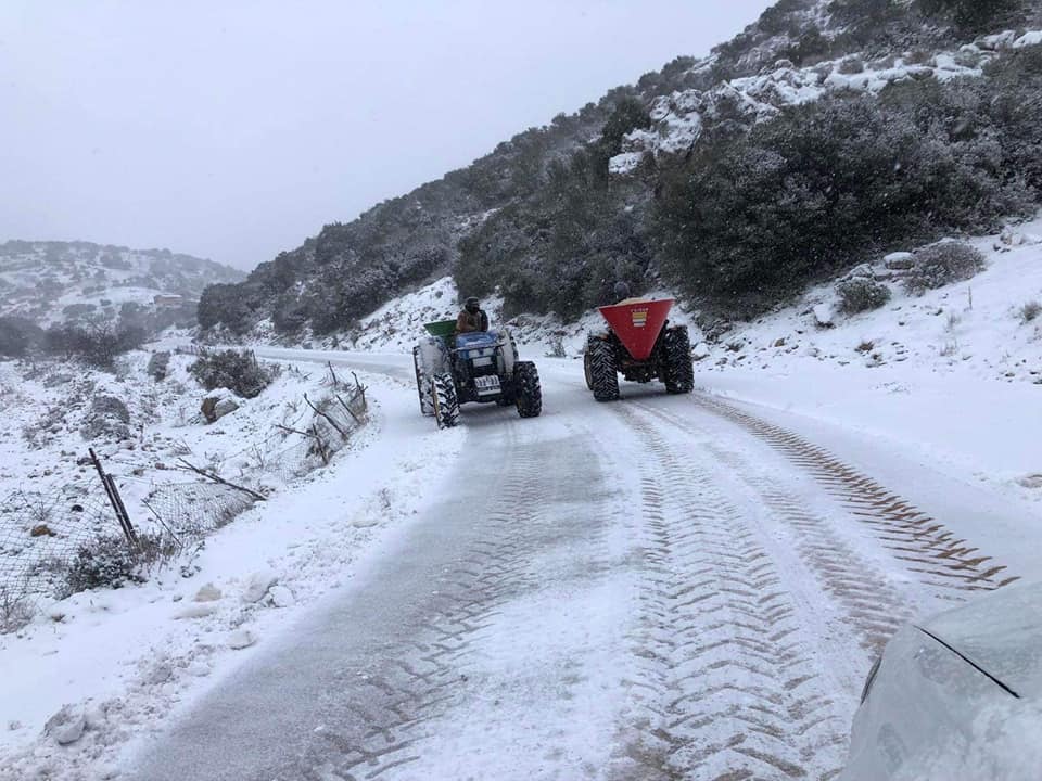 Χιόνια δήμος Άργους Μυκηνών (1)