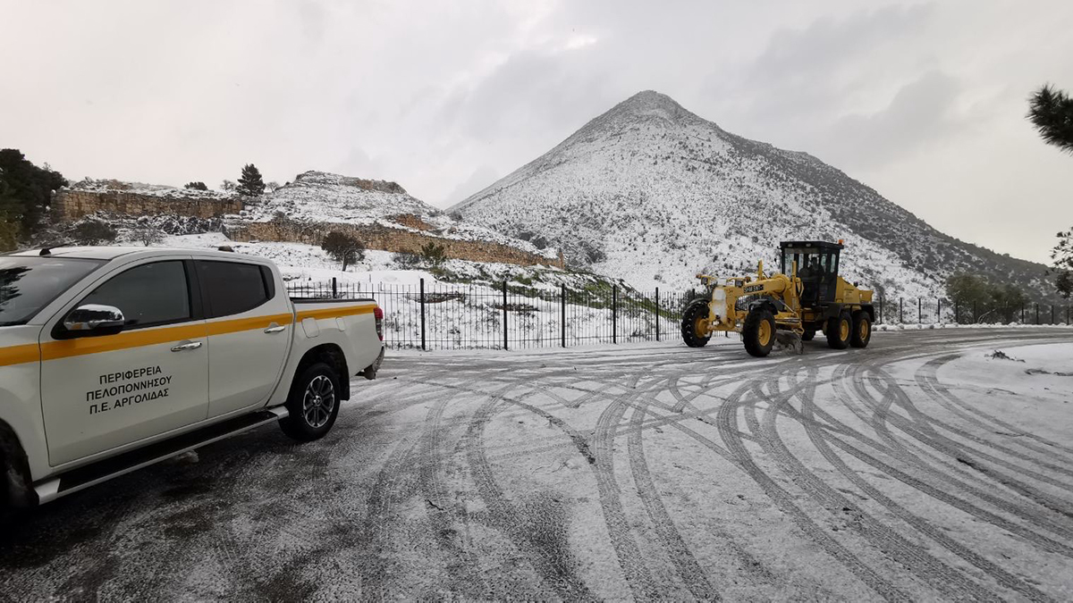 Χιόνια κακοκαιρία Ελπίδα Πελοπόννησος (8)