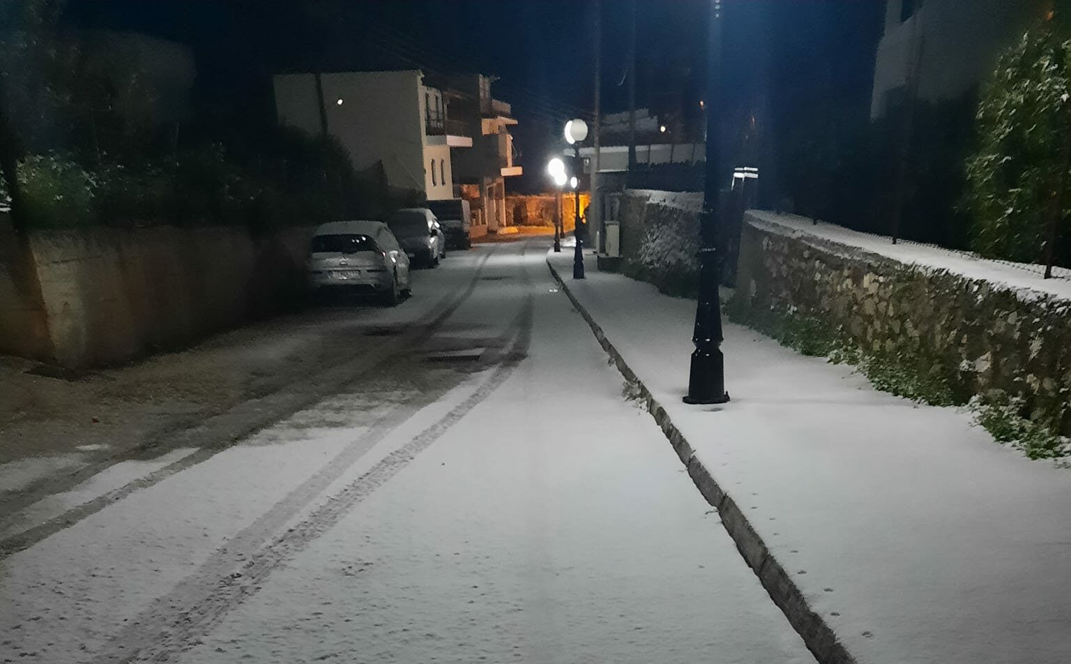 Χιόνια Επίδαυρος 24 1 2022