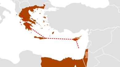 eastmed pipeline map