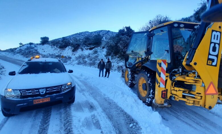 Επίδαυρος χιόνια οχήματα 1