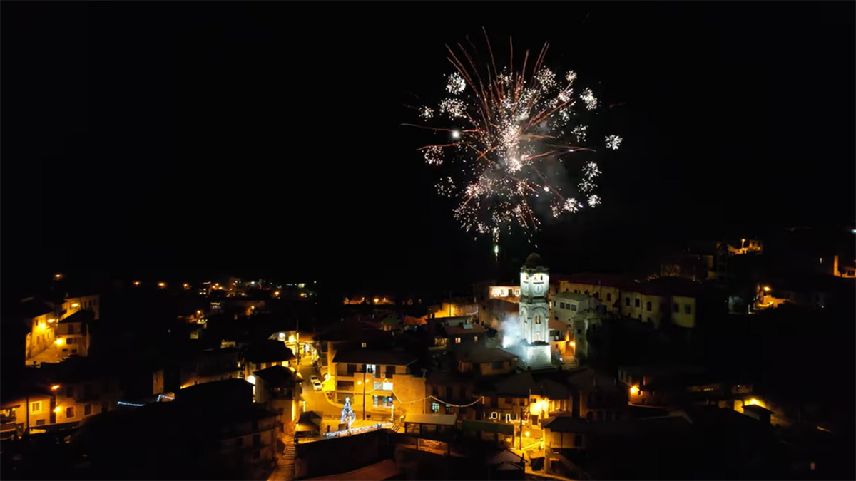 Υπέροχη Δημητσάνα την Πρωτοχρονιά (Βίντεο)