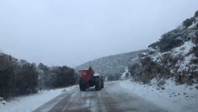 Χιόνια δήμος Άργους Μυκηνών (1)