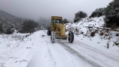 Χιόνια δήμος Άργους Μυκηνών (1)