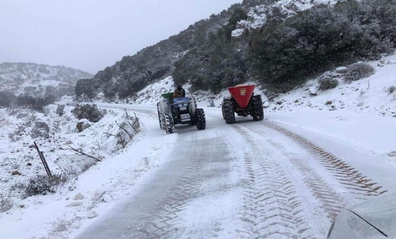 Χιόνια δήμος Άργους Μυκηνών (1)