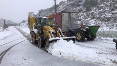 Χιόνια δήμος Άργους Μυκηνών (1)