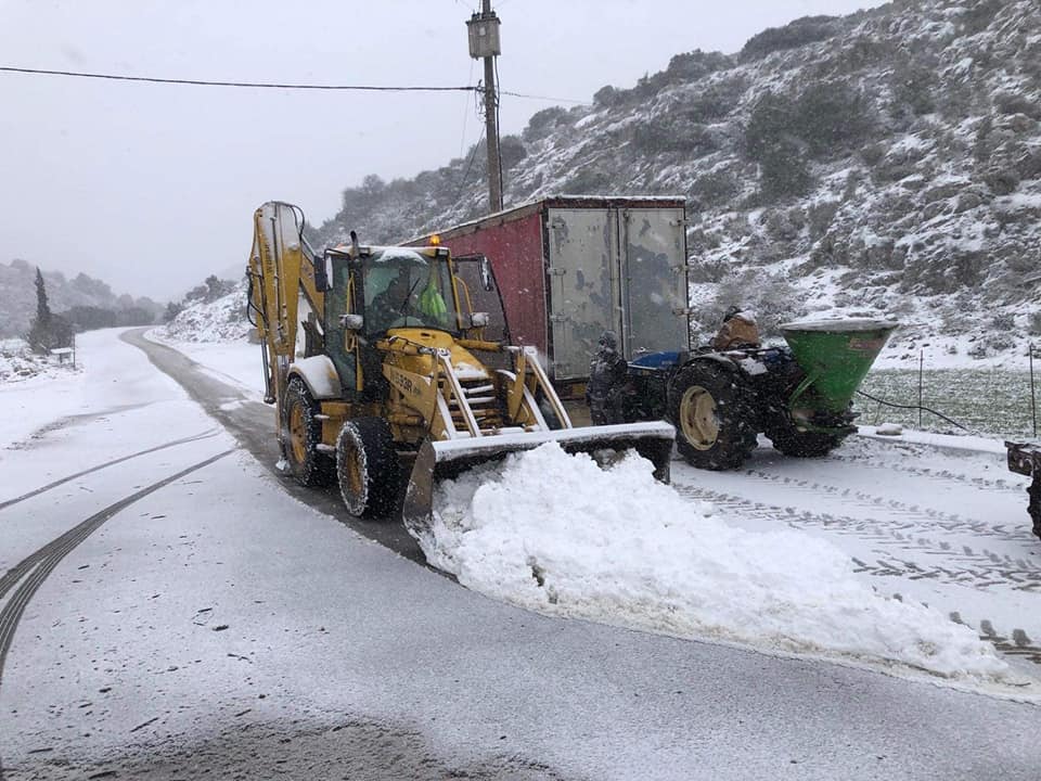 Χιόνια δήμος Άργους Μυκηνών (1)