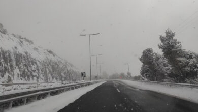 Χιόνια κακοκαιρία Ελπίδα Πελοπόννησος (6)