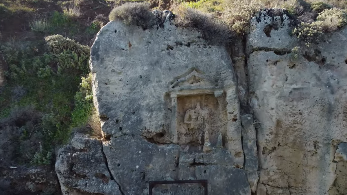 Άγαλμα Νέρωνα Ισθμός Κορίνθου