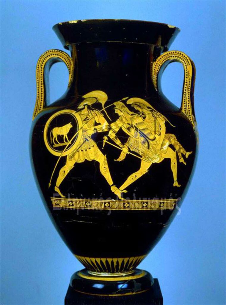 Εικ.3 Ο «αμφορέας του Κροίσου» από το Μουσείο του Λούβρου