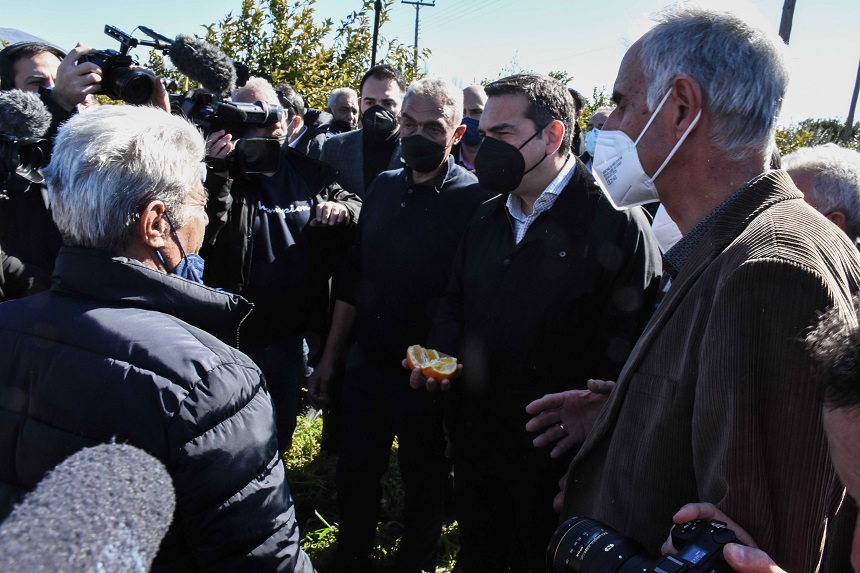 Ποια μέτρα για τους αγρότες ζήτησε ο Τσίπρας από την Αργολίδα