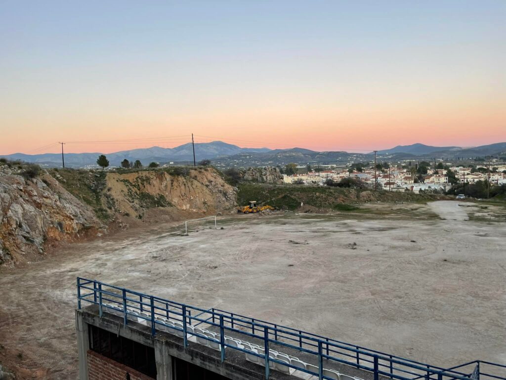 Νταμάρι Ναύπλιο γήπεδο εργασίες (2)