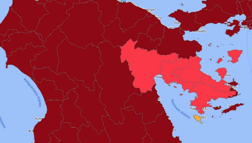 covid map municipalities gr covid19 gov gr