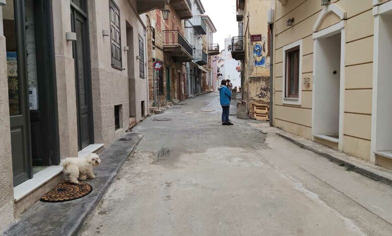 Εργασίες στην οδό Παπανικολάου στο Ναύπλιο (1)