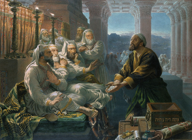 judas and the thirty pieces of silver for betraying christ by hubert von herkomer