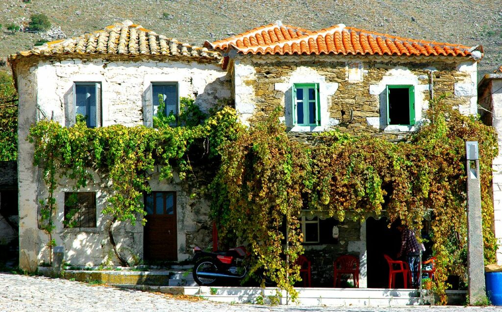 stone houses in thalames village mani greece panoramio