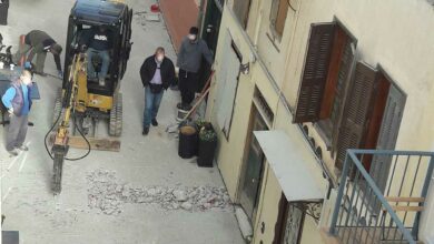 Έργα στην οδό Παπανικολάου στο Ναύπλιο (1)