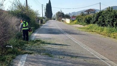 Καθαρισμός δρόμου Ναύπλιο Ασίνη (3)