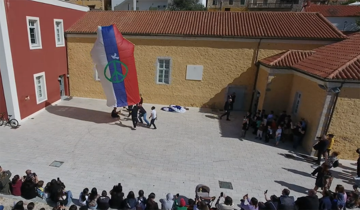 Λεωνίδιο: Το αερόστατο είχε το δικό του μήνυμα (Βίντεο)