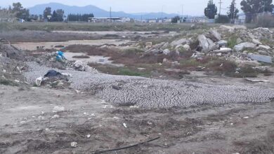 Λυματολάσπη υγρότοπος Ναυπλίου Νέας Κίου (1)