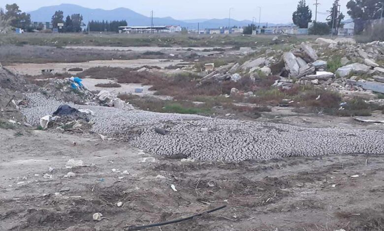 Λυματολάσπη υγρότοπος Ναυπλίου Νέας Κίου (1)